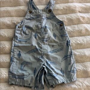 Toddlers’ Jumper Blue Crocodile Print Size 18M Like New!